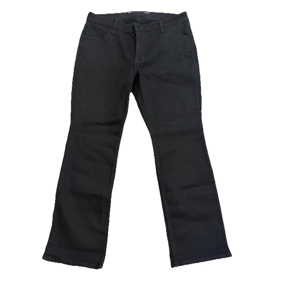 Old Navy Wow Bootcut Jeans Size 14 Short Black Wash Midrise NWOT